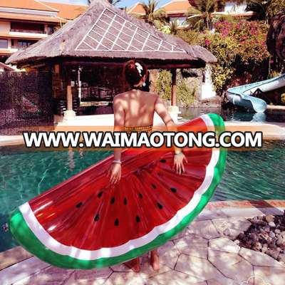 High quality promotional custom pvc beach swimming toy inflatable watermelon float